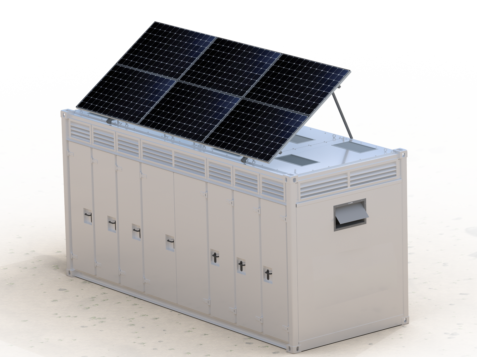 High-power battery storage container